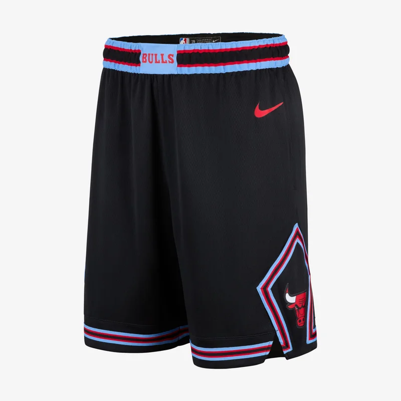 Nike Men's NBA Chicago Bulls City Edition Swingman Basketball Shorts